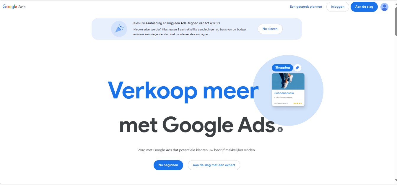 Zelf reclame maken op Google