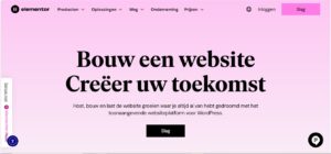 Hoe bouw je een wordpress website met elementor?
