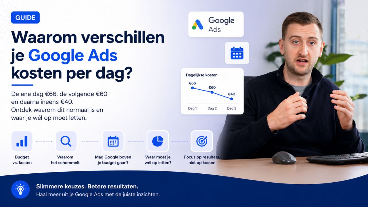 Waarom verschillen je Google Ads kosten per dag Waarom verschillen je Google Ads kosten per dag